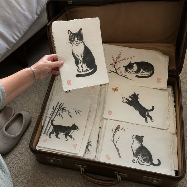 Learn The Ancient Japanese Art Of Painting Ink Cats