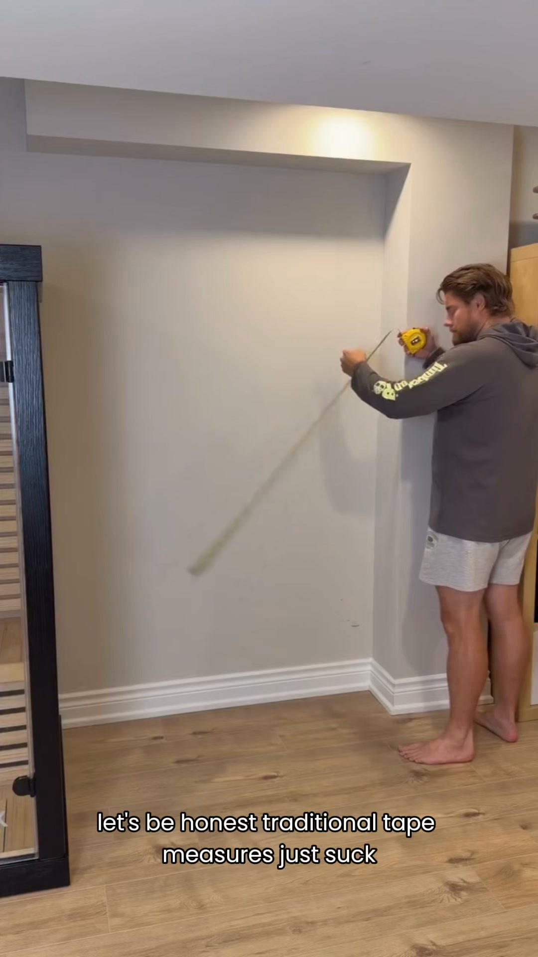 Measuring alone? Stop wrestling with the tape.