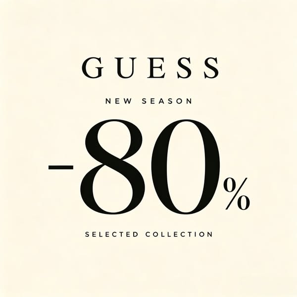 UP TO 80% OFF AUTHENTIC GUESS