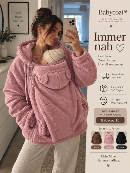Eine Jacke. Zwei Möglichkeiten.