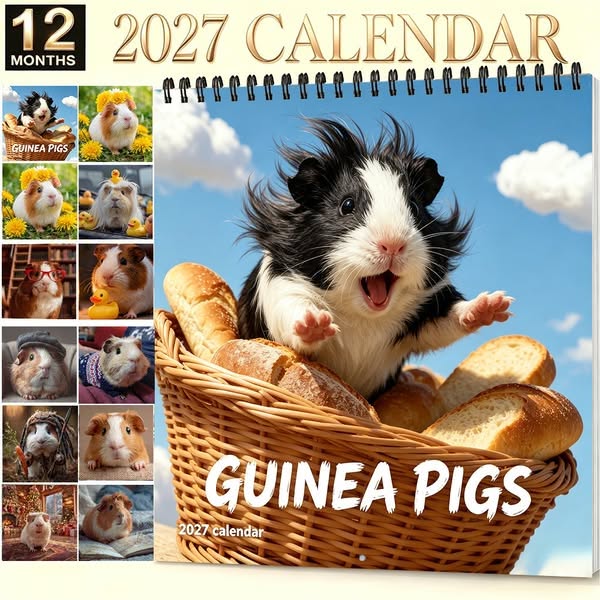 2027 Guinea Pig Calendar