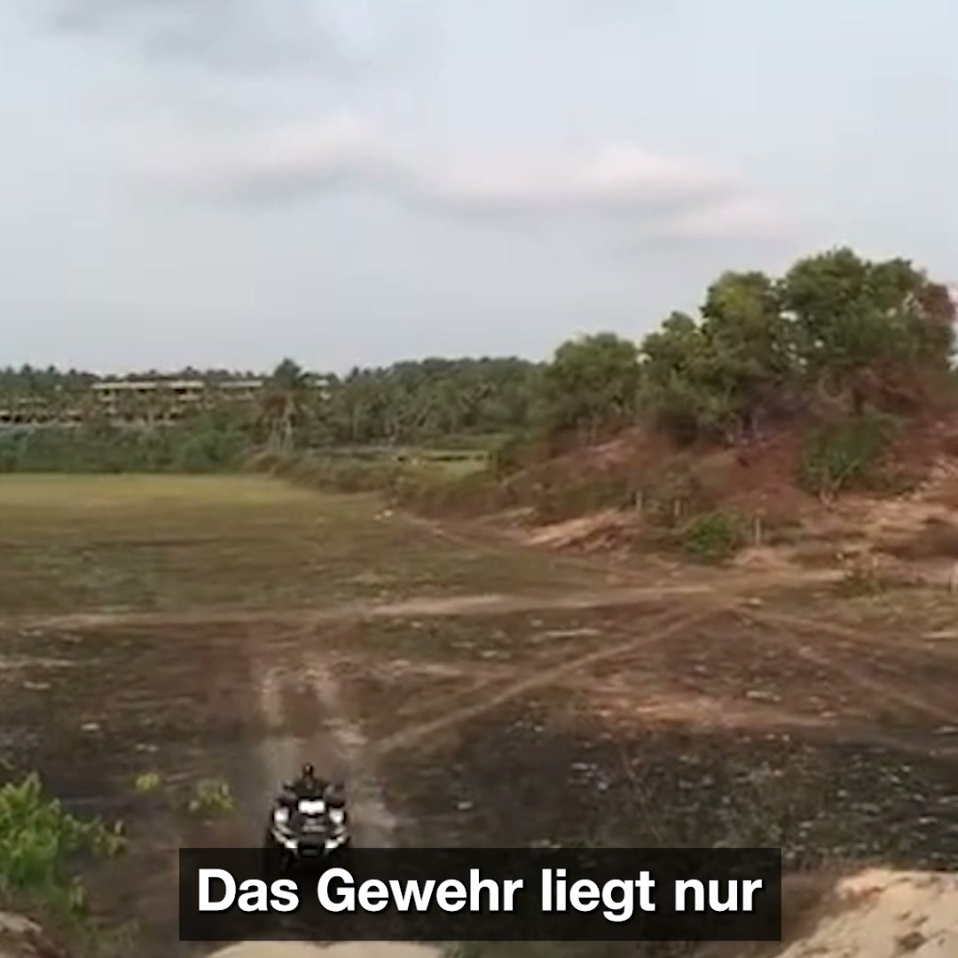 Deine Waffe bleibt ruhig.