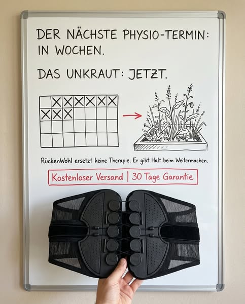 Rückenbandage geht weg wie warme Semmeln!