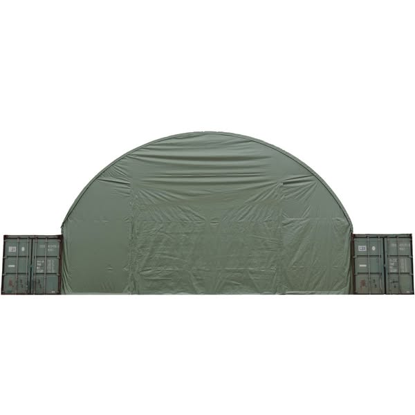 Green Back Panel for Container Shelter (L 6m x W 8m x H 3.6m)