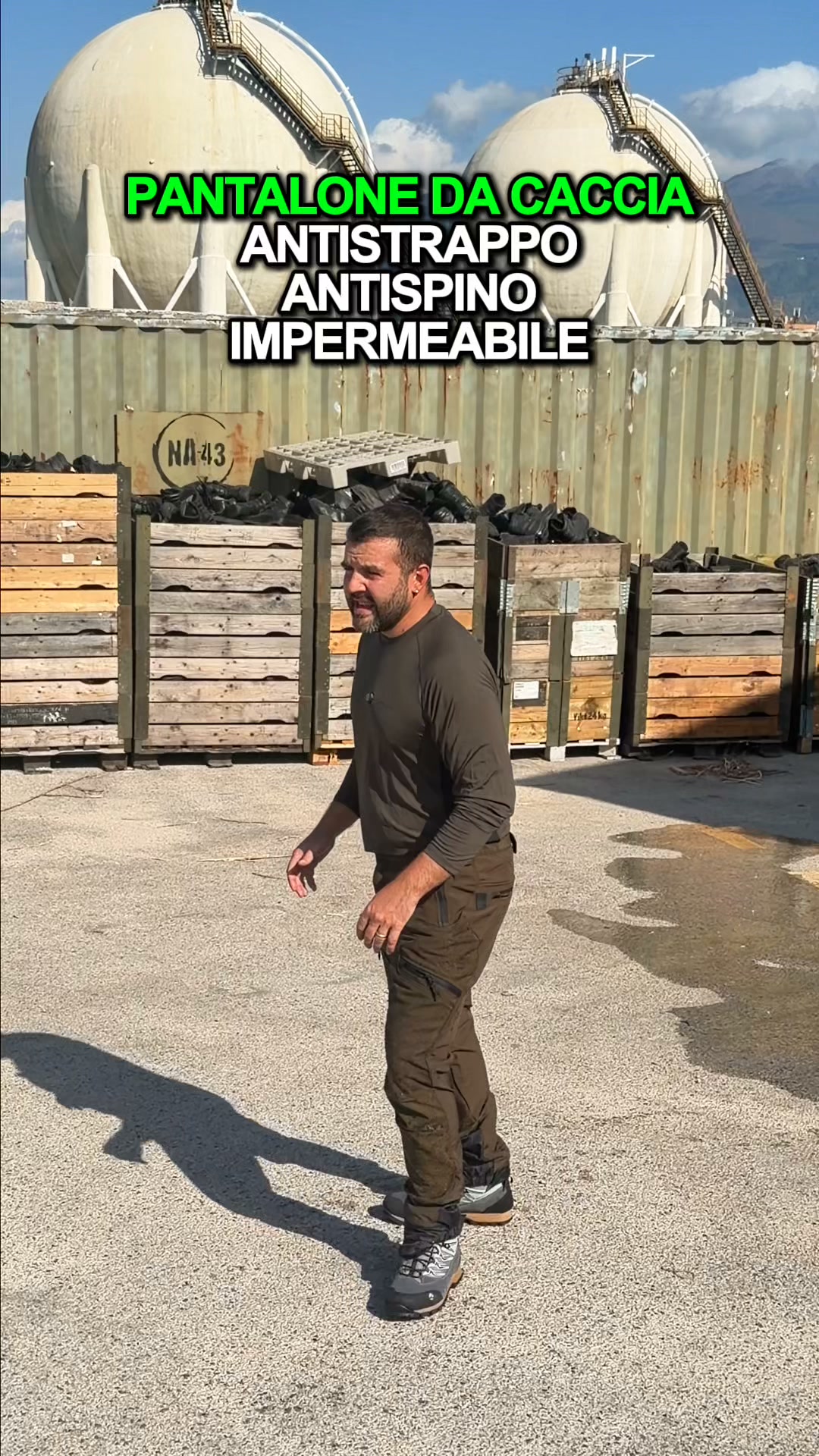 Pantalone da Caccia Impermeabile