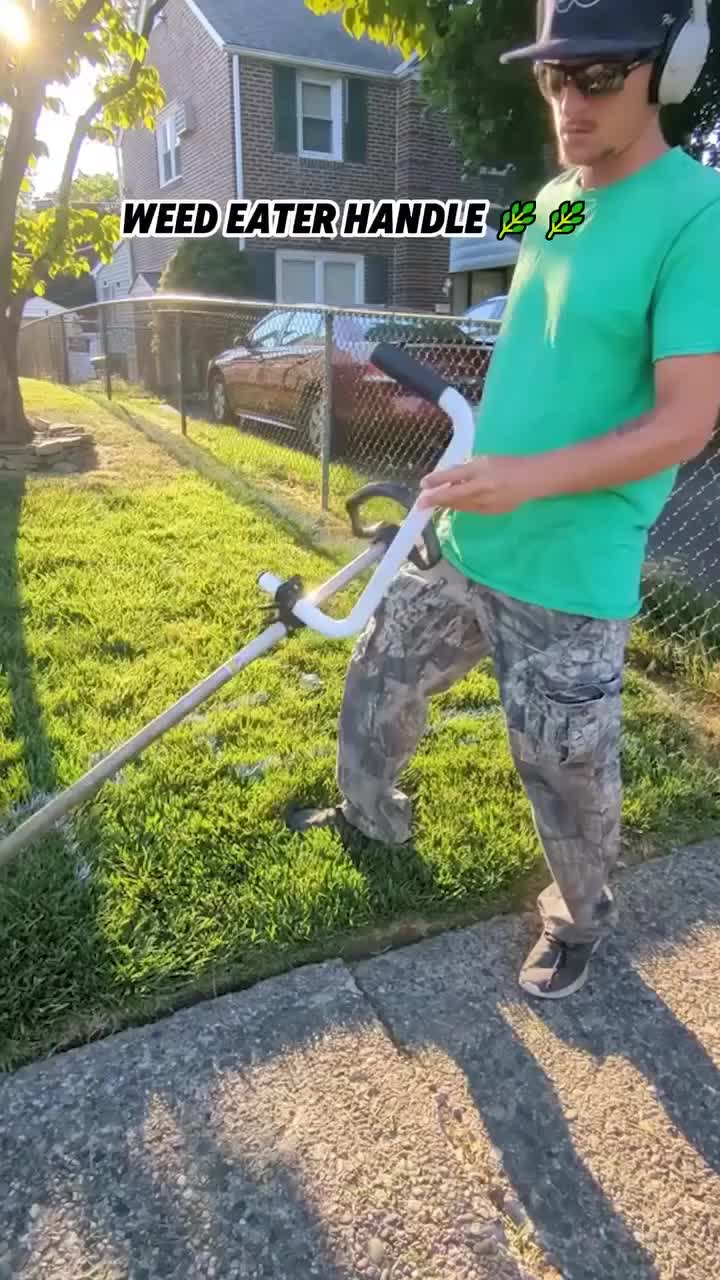 Ergonomic Handheld String Trimmer Handle with Shoulder Strap
