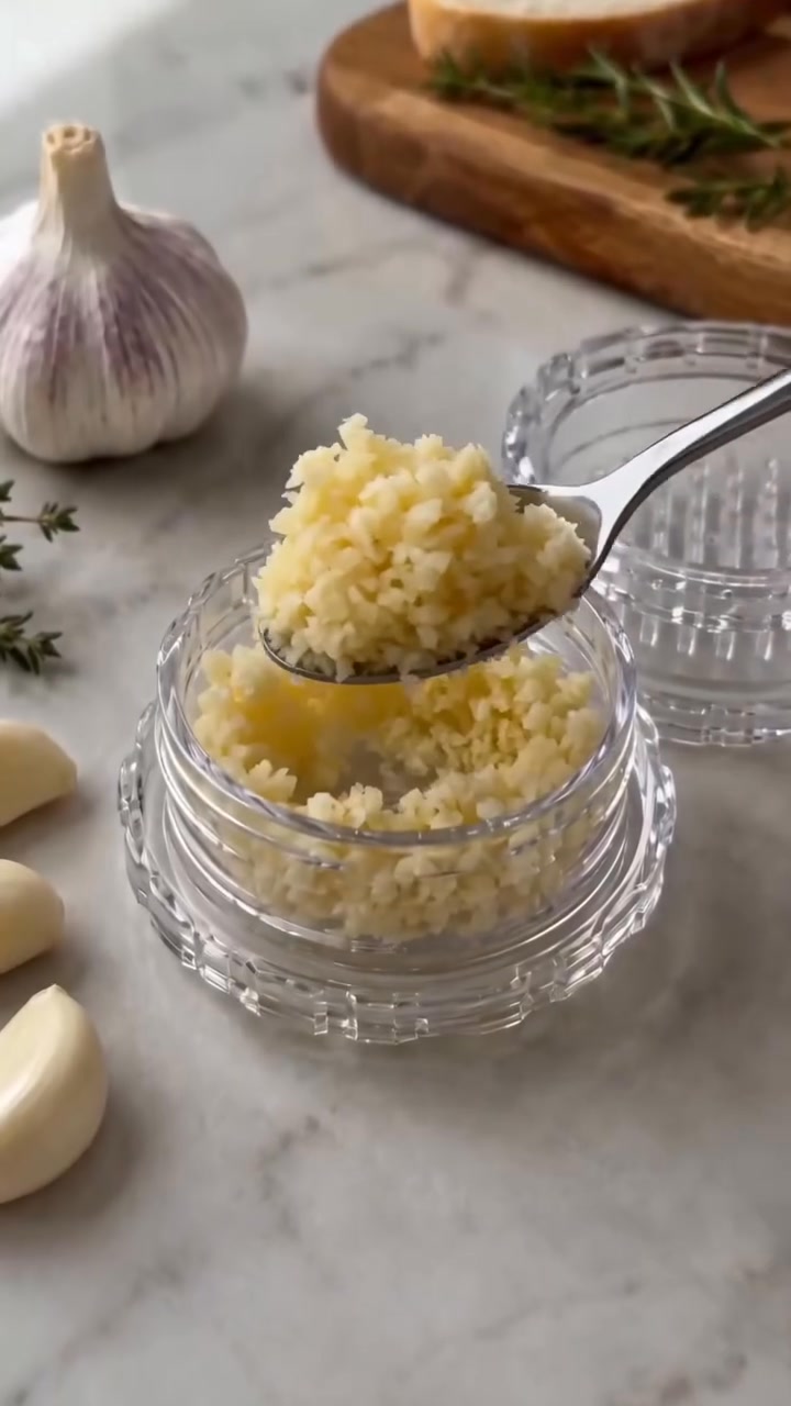 Effortless Manual Garlic Twister & Mincer