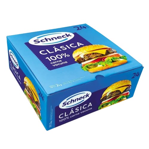 Caja de Hamburguesas x 24 Schneck $1120