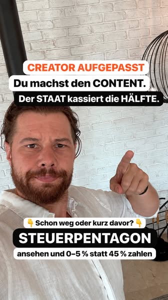 0–5 % Steuern als Creator – legal