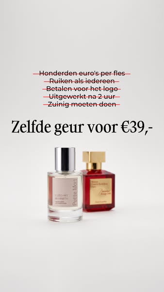 Je ruikt het verschil niet