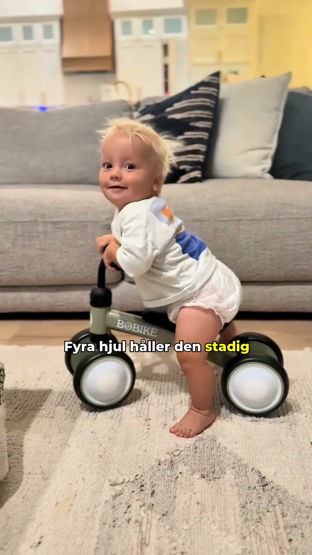 Från ”håll mig” till ”jag kan själv”