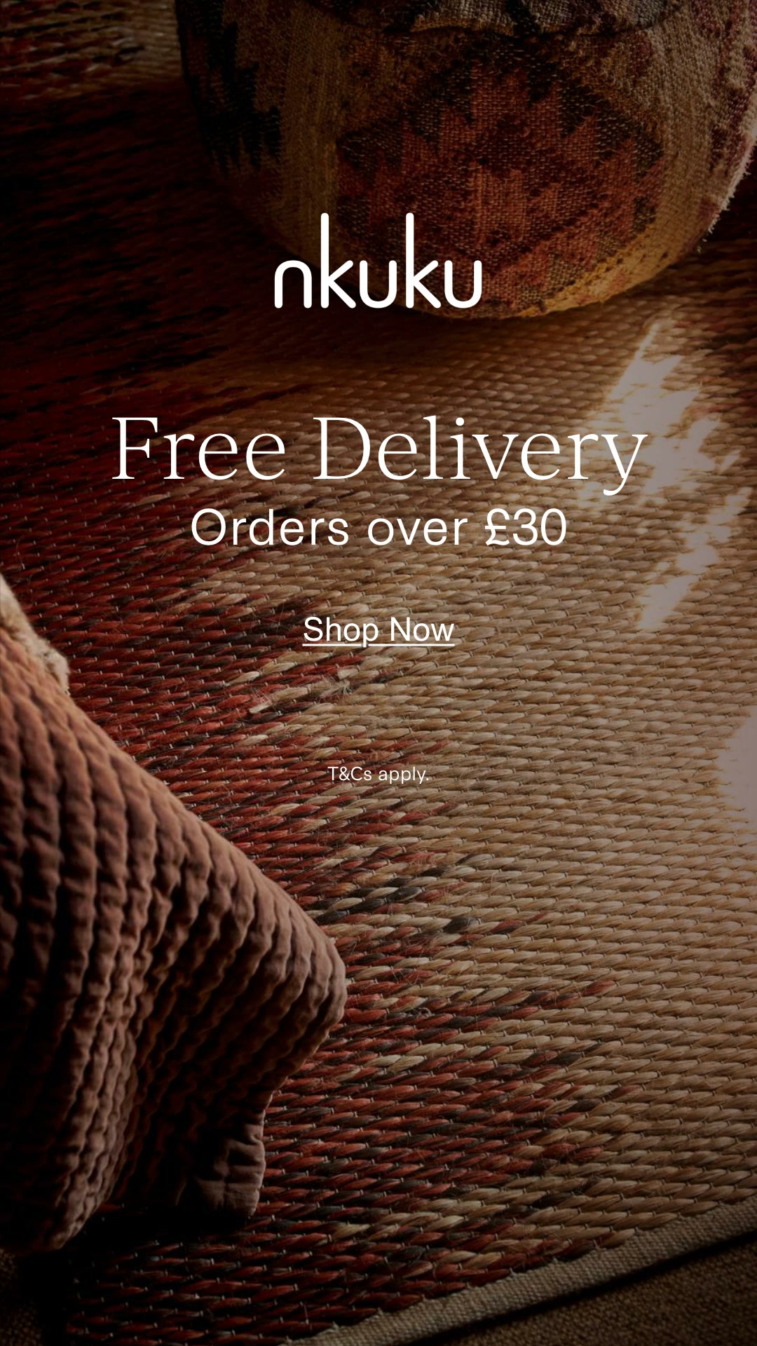 Free Delivery Over £30