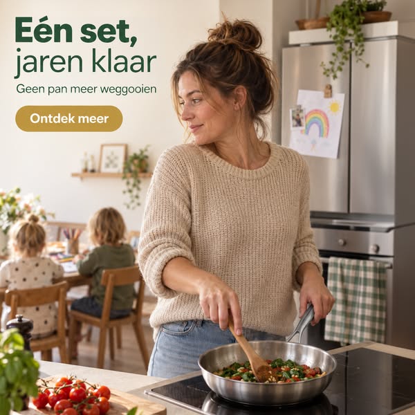 Nooit meer pannen weggooien