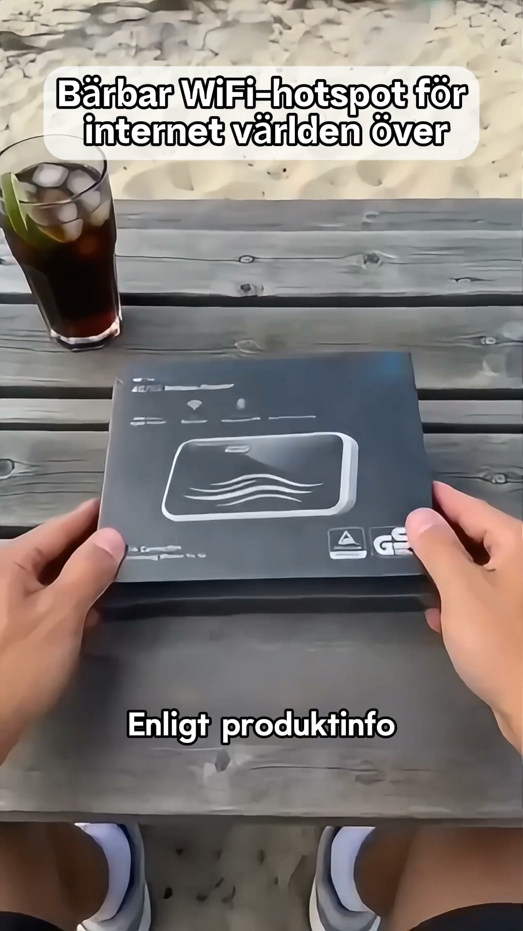 Bärbar WiFi-hotspot för internet världen över