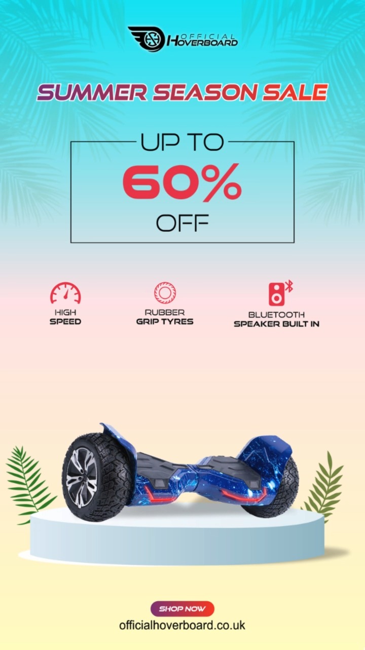 Anúncio de Hoverboard UK