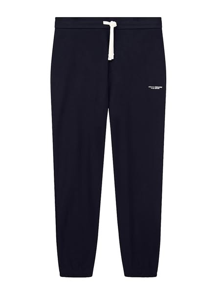 Pantalons regular fit en coton french terry