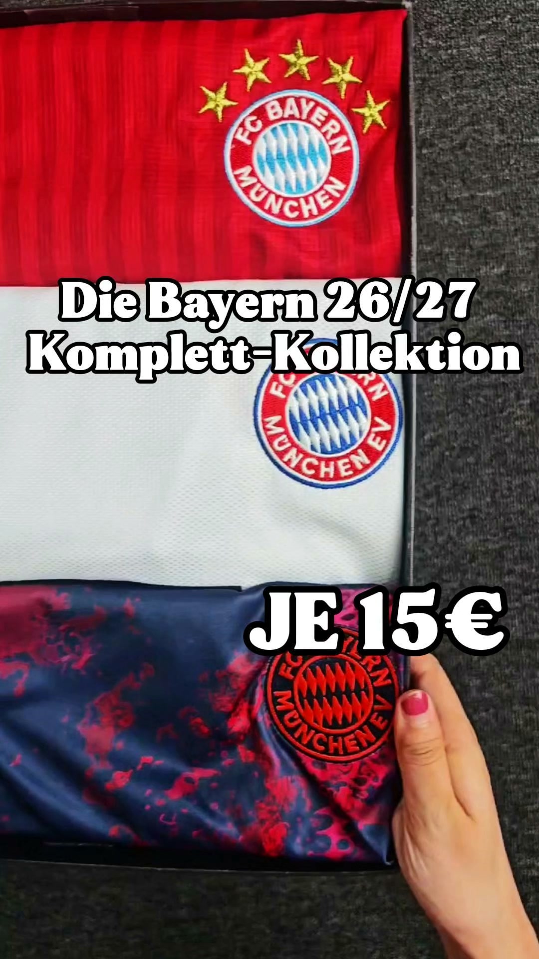 DAS NEUE TRIO FÜR DIE SAISON – JE 15€