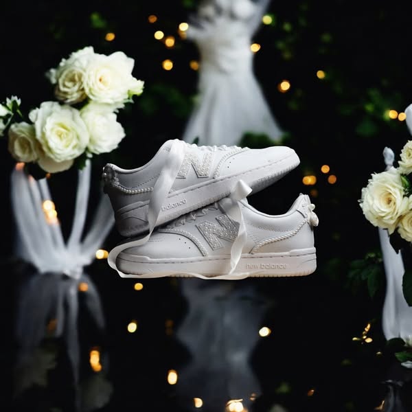 Custom New Balance Hochzeits-Sneaker - Personalisierte Wedding Edition Schuhe