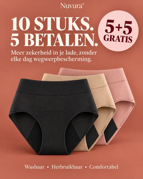 Lekvrij ondergoed heeft mijn leven veranderd!