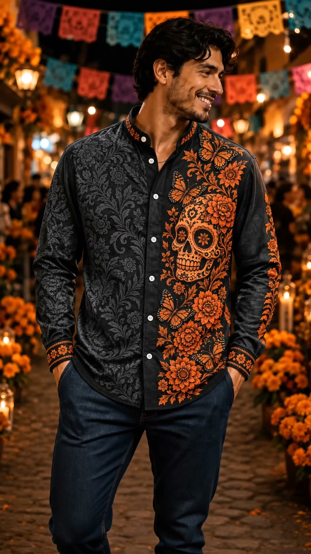 Day of the Dead Inspired Shirts.