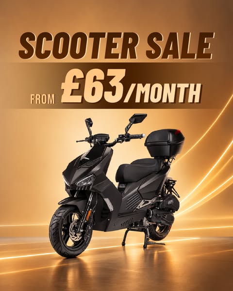 Own a Scooter from Just £63/Month