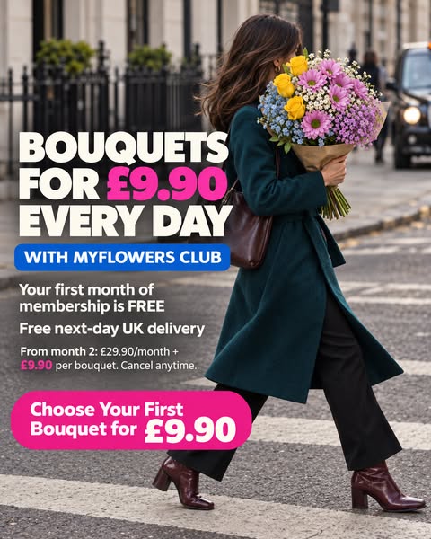 £45 bouquet. Club price £9.90