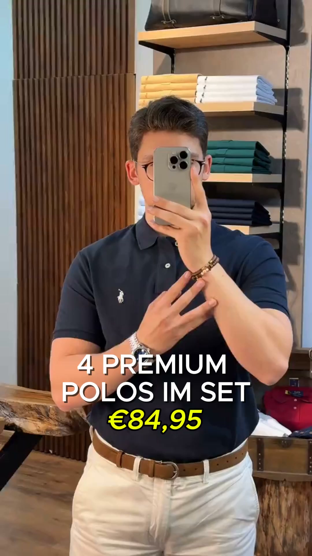 4 Premium Polo-Shirts – Jetzt 50% Rabatt