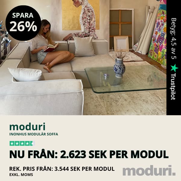 moduri – 26 % introduktionsrabatt