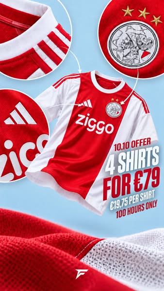 4 shirts voor € 79