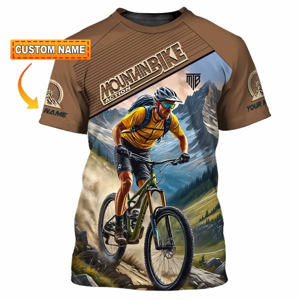 Mountain Bike's Perfect Shirts Custom Name for You!