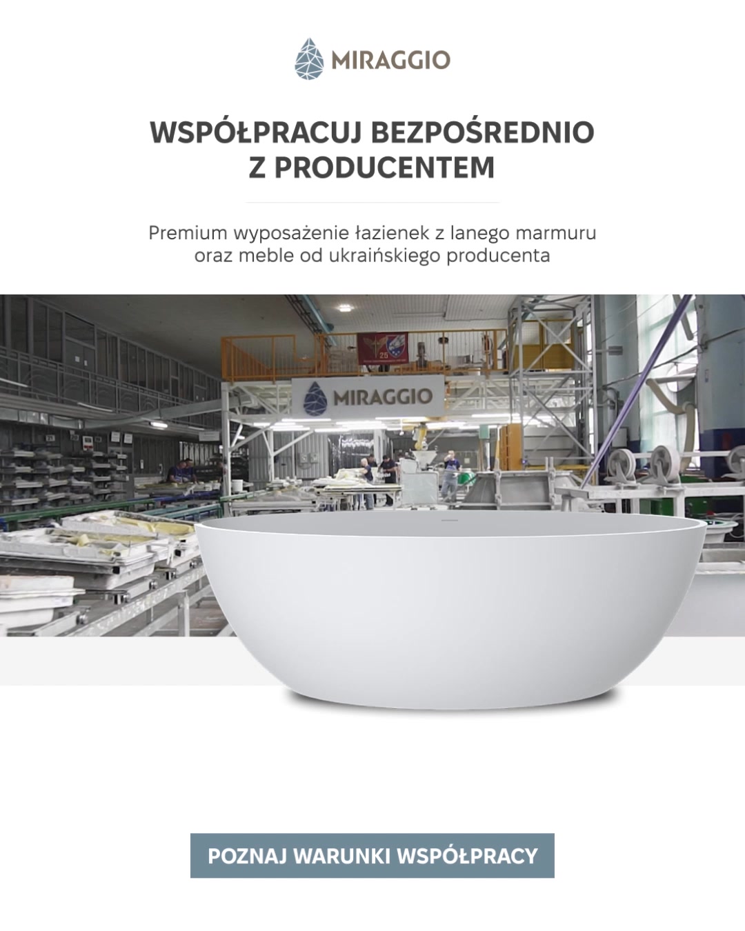 Współpraca - MIRAGGIO ukraiński producent wyrobów sanitarnych