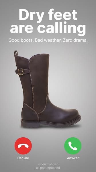 Mud happens. Wear better boots.