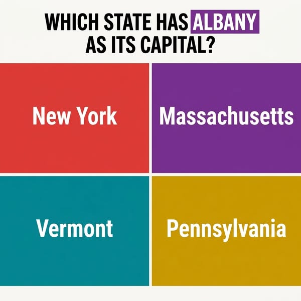 Can You Name The US State By Its Capital