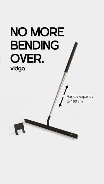 Stop bending over to wipe the floors (after showering)