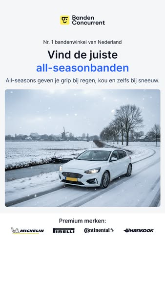 Winterbanden van alle topmerken.