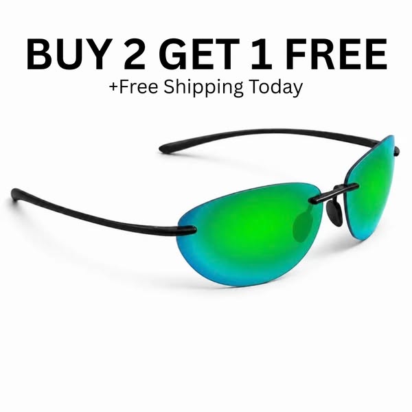 Neo RX068 Rimless Polarized Sunglasses | UV400