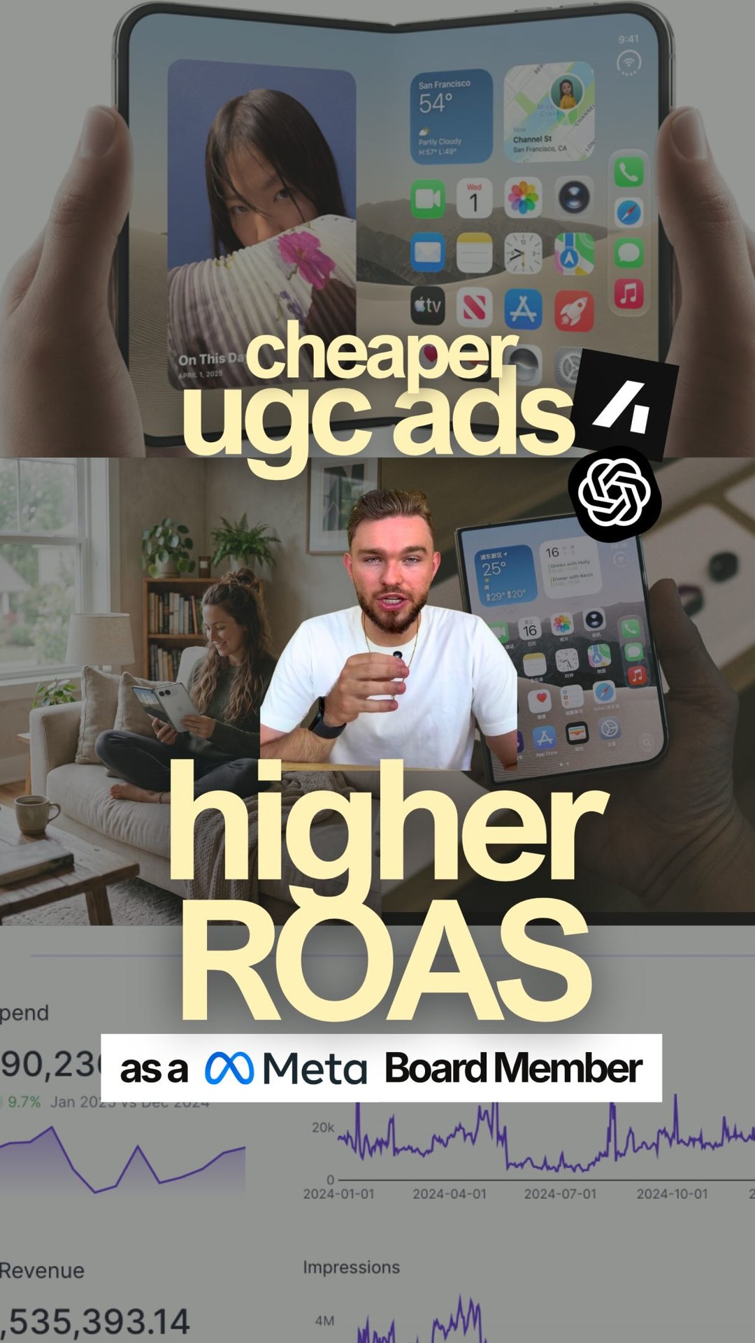 Anúncio de Arcads AI