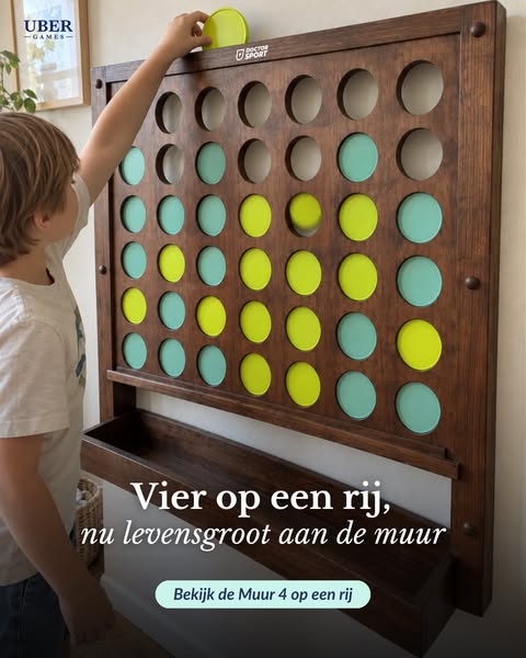 Levensgroot vier op een rij!