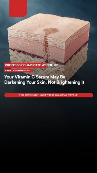 Your Vitamin C Serum May Be Darkening Your Skin, Not Brightening It