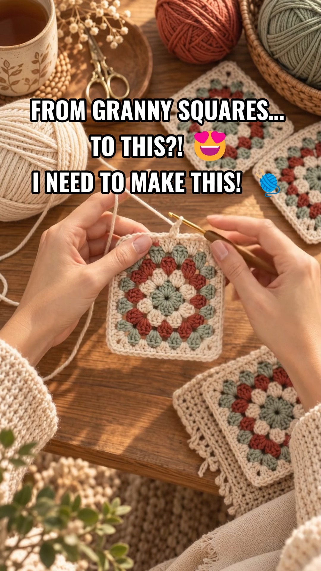 From Little Granny Squares to THIS Cardigan?!
