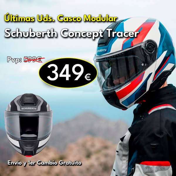 ¡Últimas Unidades! Schuberth Concept Tracer 349€