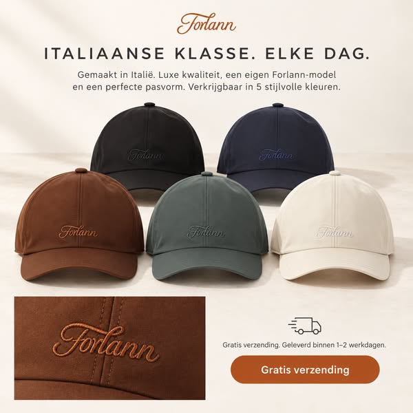 Italiaanse luxe. Ontdek de exclusieve Forlann petten