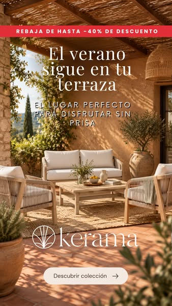 Tu tienda de muebles de jardín I Mobiliario de exterior con estilo propio