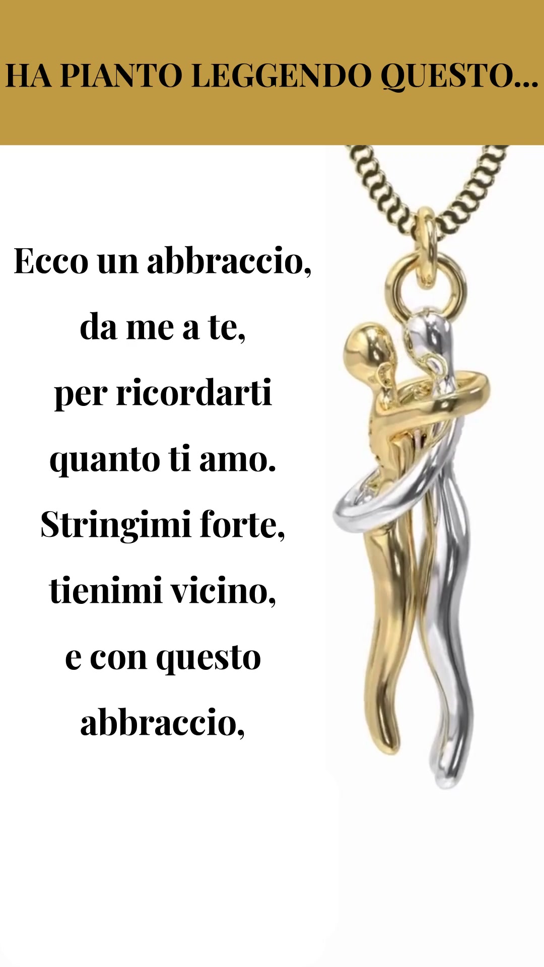 Un abbraccio per sempre