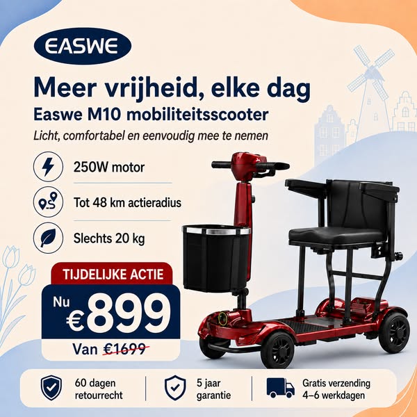 Meer vrijheid voor slechts €899