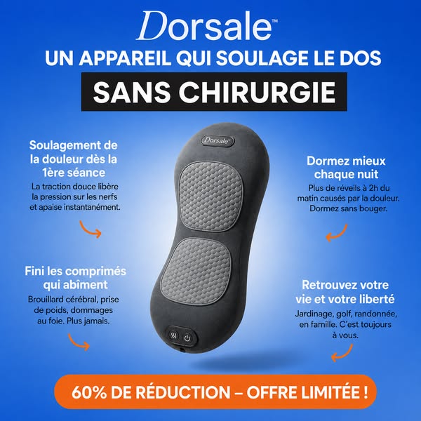 Ton dos mérite du soulagement