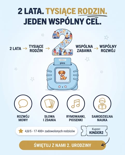 OSTATNIE DNI! KinderSpeech kończy 2 lata