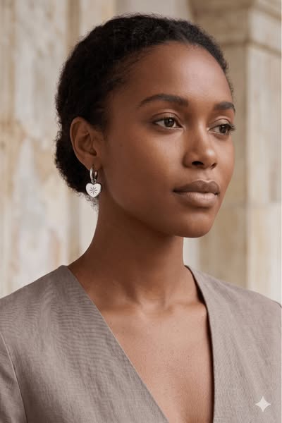 £26.40 These durable stainless steel earrings feature a crystal heart drop charm. Available in gold and silver finishes, they are tarnish-re