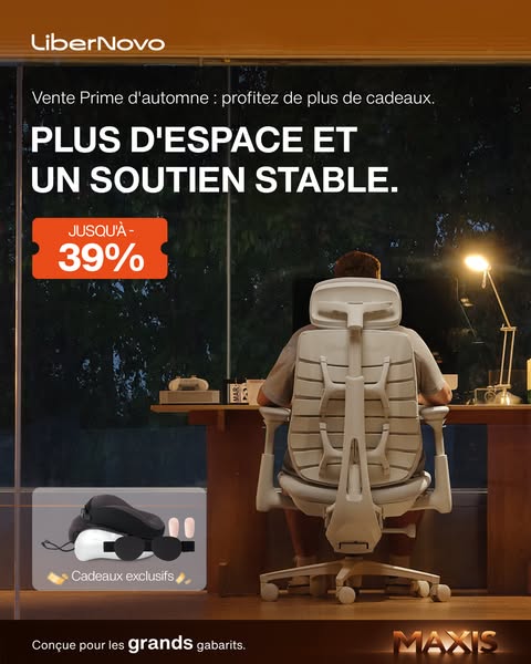 Jusqu’à -39 % + cadeaux