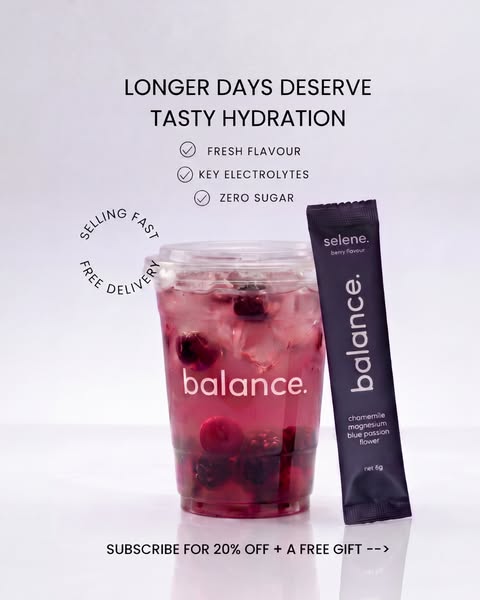 Electrolytes + Calm, In One Sachet
